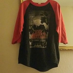 Size XL Led Zeppelin baseball band shirt